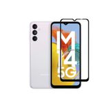 PSR aksesuar Tam Kapatan Tamperli Cam Ekran Koruyucu Kırılmaz Cam Samsung Galaxy M14 ile uyumlu
