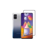 PSR aksesuar Tam Kaplayan 5d Temperli Ekran Koruyucu Samsung Galaxy M31s ile uyumlu
