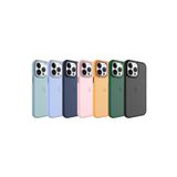 PSR aksesuar Turuncu Buzlu Sert PC Zore May Kılıf-Turuncu iPhone 14 Pro ile uyumlu