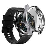 PSR Aksesuar Watch Guard 02 Ekran Koruyucu | Akıllı Saat Ekran Koruyucu | Smart Watch Kırılmaz Cam (Gri, Huawei GT2 46mm)