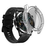 PSR Aksesuar Watch Guard 02 Ekran Koruyucu | Akıllı Saat Ekran Koruyucu | Smart Watch Kırılmaz Cam (Şeffaf, Huawei Watch GT2 Pro)