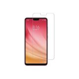 PSR aksesuar Xiaomi Mi 8 Lite Ekran Koruyucu Kısa Temperli 9h Sert Kırılmaz Cam Koruma Şeffaf Maxi Xiaomi Mi 8 Lite ile uyumlu