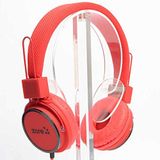 PSR Aksesuar Y-6338 MP3 3.5mm Kulaküstü Kulaklık – HD Ses Kalitesi, Mikrofonlu, iOS ve Android Uyumlu, Yumuşak Silikon Pedli Rahat Tasarım (Kırmızı)