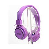 PSR Aksesuar Y-6338 MP3 3.5mm Kulaküstü Kulaklık – HD Ses Kalitesi, Mikrofonlu, iOS ve Android Uyumlu, Yumuşak Silikon Pedli Rahat Tasarım (Mor)
