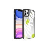 PSR aksesuar Yazı Aynalı Desenli Kamera Korumalı Parlak Zore Mirror Kılıf-Yazı iPhone 11 Pro ile uyumlu