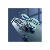 PSR aksesuar Yeşil Fosforlu Gece Parlayan Telefon Lens Koruyucu iPhone 13 Pro Max ile uyumlu