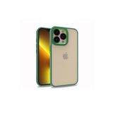 PSR aksesuar Yeşil Zore Flora Kılıf-Yeşil iPhone 13 Pro ile uyumlu