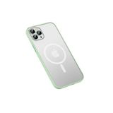 PSR aksesuar Yeşil Zore Mokka Wireless Kılıf-Yeşil iPhone 12 Pro Max ile uyumlu