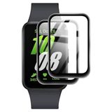 PSR aksesuar Zore PMMA Pet Saat Ekran Koruyucu-Siyah Galaxy Fit 3 ile uyumlu