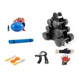 PSSPOR 3 SET SİYAH RENK DAMBIL (1KG-2KG-3KG) + STAND + 5'Lİ SET