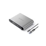 PTM1 10in1 Docking Station&Disk Kutusu/10Gbps,HDMI,2.5 GLAN 100W,USB3.2 Type-C,Volume Button