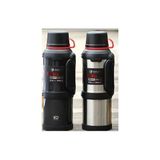 Pto Dağcı 4 Litre Paslanmaz Çelik Vakumlu Termos – 48 Saat Isı Koruma, Sızdırmaz Kapaklı, Outdoor Kullanıma Uygun - Siyah - 4 lt