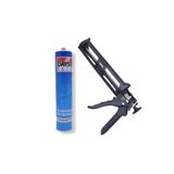 Pu Mastik Silikon Yapıştırıcı Siyah 280 ml Silikon Tabancası bibi1903-31