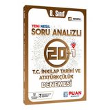 Puan Yayınları 8. Sınıf LGS T.C. İnkılap Tarihi ve Atatürkçülük Soru Analizli 20+1 Deneme