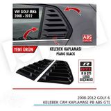 Puando Araca Özel Volkswagen Golf 6 2008 - 2012 Kelebek Arka Cam Kaplaması (Takım) Abs Gtı / Cam Rüzgarlık