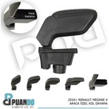 Puando P17533 2016+ Renault Megane 4 Araca Ozel Kol Dayama Siyah
