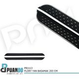 Puando P81172-P81113 2023+ Fiat Doblo Kisa Yan Basamak Ayak 203 cm + Flory Yan Basamak 203 cm