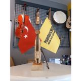 Puandorg KEMENÇE MİNYATÜR - Müzik Aleti - AHŞAP - ÖZEL ÜRETİM - HEDİYELİK -