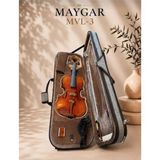 Puandorg Maygar Mvl3 Keman (Tam Boy 4/4) Taşıma Çantası, Yay, Reçine,susturucu Full Set