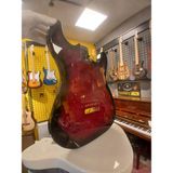 Puandorg Stratocaster Elektro Gitar Gövdesi Hsh/hss/sss (Montaj Delikleri Hazır) - Kırmızı - Siyah