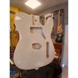 Puandorg Telecaster Elektro Gitar Gövdesi Beyaz (Montaj Delikleri Hazır)