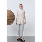 Puane Kadın Kolsuz Bisiklet Yaka Tunik Boy İçlik - 40006BLZ - BEIGE