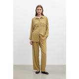 Puane Kadın Pile Detaylı Fit Takım -14423TKS - OLIVE