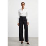 Puane Kadın Yüksek Bel Geniş Paça Pantolon – 18298PNT - BLACK