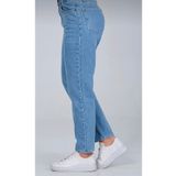 Pubi Omoda-mavi Solmaz Mom Jeans (kadın Boyfrend Yüksekbel Likralı Pantolon)