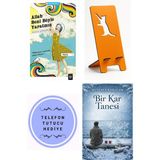 Pucca - Allah Beni Böyle Yaratmış - Pucca Günlük 3. Kitap + Telefon Tutucu + Bir Kar Tanesi