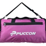 Puccon Kadın Lila Tatil Seyahat Spor Çantası - El ve Omuz Askılı Çanta