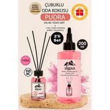 Pudra 2'Li Set Bambu Çubuklu Oda Kokusu 110 Ml & Pudra Yedek Likit Şişe 200 Ml