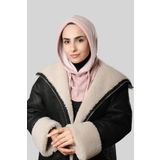 Pudra Bağcıklı Peluş Salaş Balaklava Boyunluklu Bere Jakar Düz 2328_06