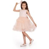 Pudra Boncuklu Kız Çocuk, Çocuk Abiye, Mezuniyet Elbiseleri, Bebek Abiye, Çocuk Elbiseleri,parti, Doğum Günü - Pembe - 1 - 2 Yaş