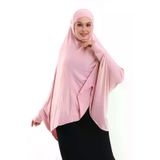 Pudra Hazir Pratik Sultanbas Tesettur Kollu Penye Sufle Esarp Hijab