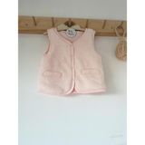 Pudra Pembe Bebek Çocuk Yelek Welsoft Peluş - 50P-Pembe - 6 - 9 Ay