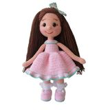 Pudra Pembe Fatoş Amigurumi Organik Oyuncak