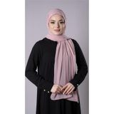 Pudra Pratik Hazır Geçmeli Şal Şifon Kumaş Hijab Bone 3009_06