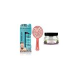 Pudra Toz Wax Mavi 20 G + 3 Boyutlu Saç Fırçası+ Faceand Body Scrub Böğürtlen 350 ml 3'lüset Pembe - Çok Renkli