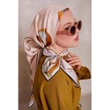Pudra Twill İpek Eşarp Lunera Koleksiyonu