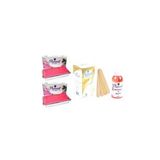 Pudralı ( Hassas Ciltler) Kalıp Ağda 400g X 2 + Spatula 100lü + Ağda Yağı Sprey 100 Ml