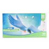 Pudrasız Lila Nitril Eldiven Medium HasPet 100lü