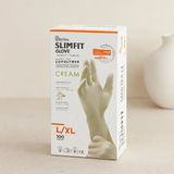 Pudrasız Nitril Muayene Eldiveni L-Xl 100'Lü (Krem)