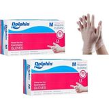 Pudrasız Vinil Eldiven 2X100 Adet (Medıum)