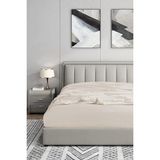 Puella |%100 Pamuk Lastikli Bebek Çarşaf | 70 x 140 Ekru - Çok Renkli