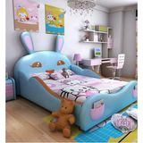 Puf Bebe Montessori 120X200 Tavşan Çocuk Yatağı - 190 x 200 cm - Mavi