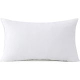 Puffiber Iz Premium Smooth Beyaz Kırlent İç Yastığı %100 Silikon Desensiz 30x50 cm Dikdörtgen