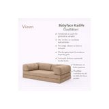 Puffiber Kadife Kumaş Kanepe|babyface Kadife|modern Tasarım,konforlu ve Dayanıklı,katlanır Kanepe 90X200 cm