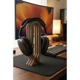 Puffin Design Groove Kulaklık Standı - Kahve