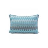 pufftable zigzag desenli avangart kırlent kılıfı 35*50 parlak dokuma kumaş lüks seri